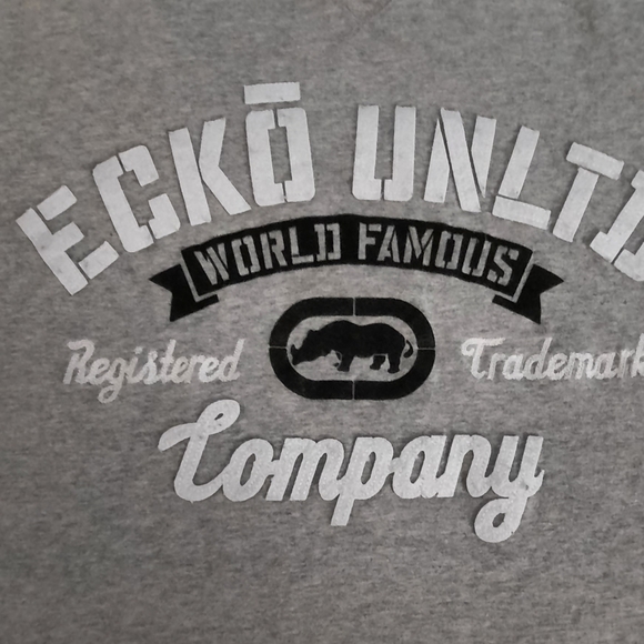 ECKO Unltd. World Famous Company T- Shirt, Gray-Size 2XL - Picture 11 of 12